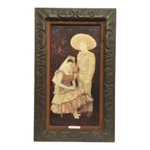 Mid 20th Century "Spirit of Fiesta" Photographic Print by Artist Pasqual Bettio, Framed
