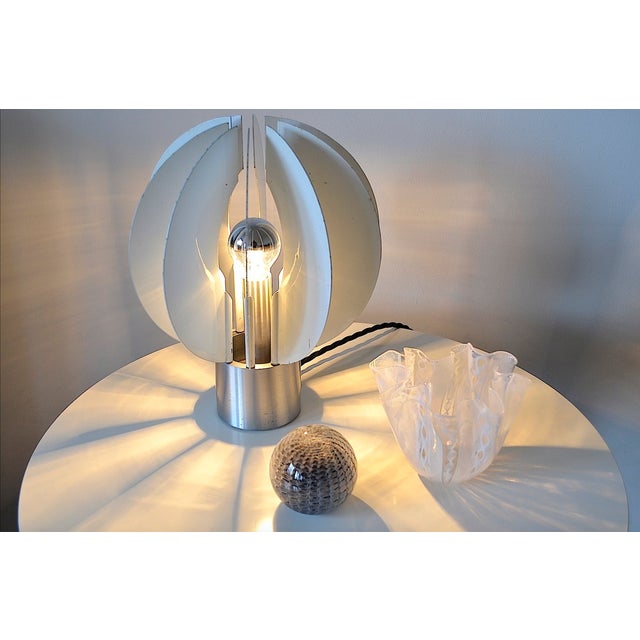 Metal Italian Table Lamp by Ezio Zanobini for T2, 1960s For Sale - Image 7 of 16