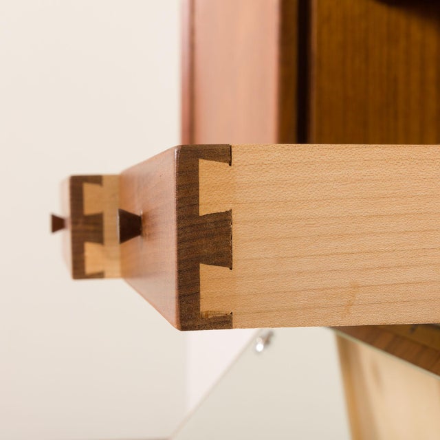 Danish Teak Secretaire with Hidden Vanity attributed to Poul Volther, 1960s For Sale - Image 13 of 18