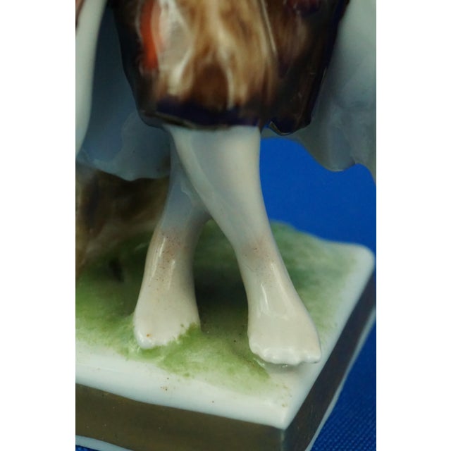 20th Century Porcelain Figurine of Child with Fruit from Unterweißbach, Germany For Sale - Image 15 of 18