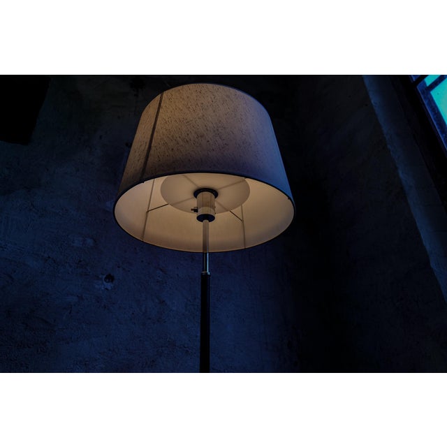 Mid-Century Leather Chrome and Floor Lamp from Atelje Lyktan, Sweden, 1960s For Sale - Image 17 of 18