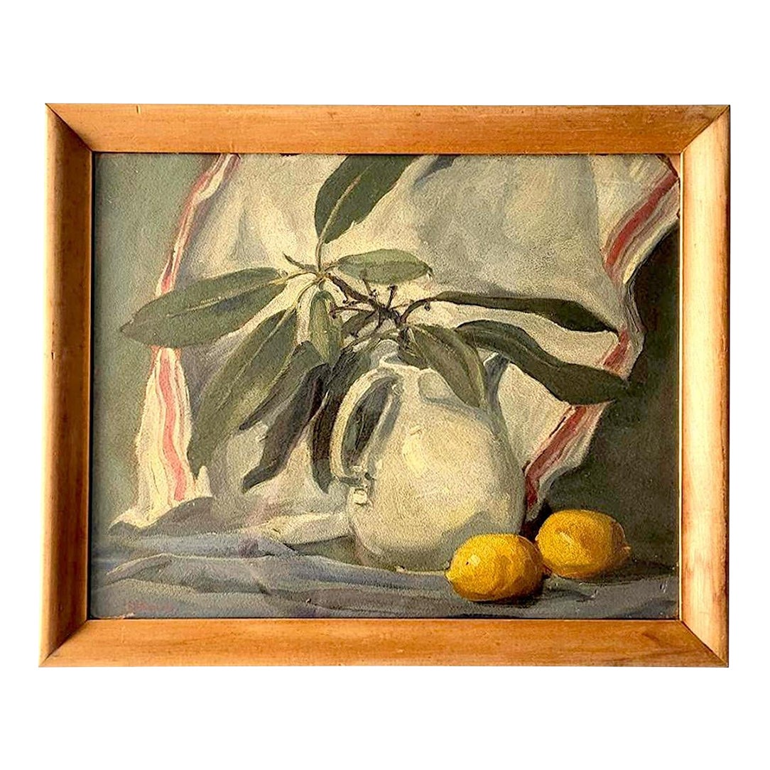 1930s Hortense Budell Still Life Painting | Chairish