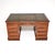 An outstanding antique burr walnut leather top pedestal desk. This was made in England, it dates from around the 1960’s....