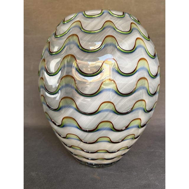 Vintage Murano Glass Vase, Italy, 1960s For Sale - Image 4 of 10