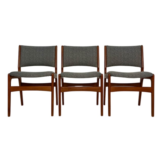 Vintage Danish Teak Dining Chair by Erik Busch for Anderstrup Møbelfabrik, 1960s For Sale