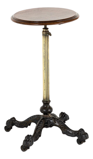 Mahogany and Brass Occasional Table, 19th Century