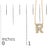 Early 21st Century 10K Yellow Gold Diamond Accent "R" Initial Bubble Pendant Necklace For Sale - Image 5 of 5