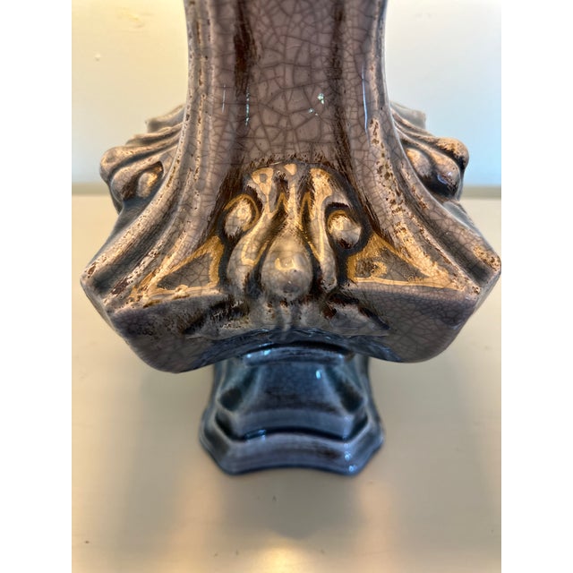 2010s Set of Two John Richard Ceramic Table Lamps For Sale - Image 5 of 12