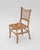 Wood Vintage Bamboo Dining Set, 1970s, Set of 5 For Sale - Image 7 of 11
