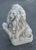Stone Vintage Cast Stone Lion with Shield Garden Statue For Sale - Image 7 of 12