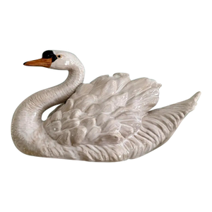 Vintage Large Ceramic Swan
