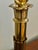 A sculptural vintage brass table lamp by Tyndale, newly rewired and restored while retaining its original branded socket...