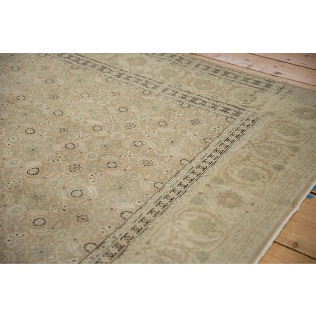 Vintage Distressed Tabriz Carpet - 8'1" X 11'7" For Sale - Image 12 of 12