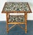 Vintage Boho China Mosaic Bamboo Side Table For Sale In West Palm - Image 6 of 12