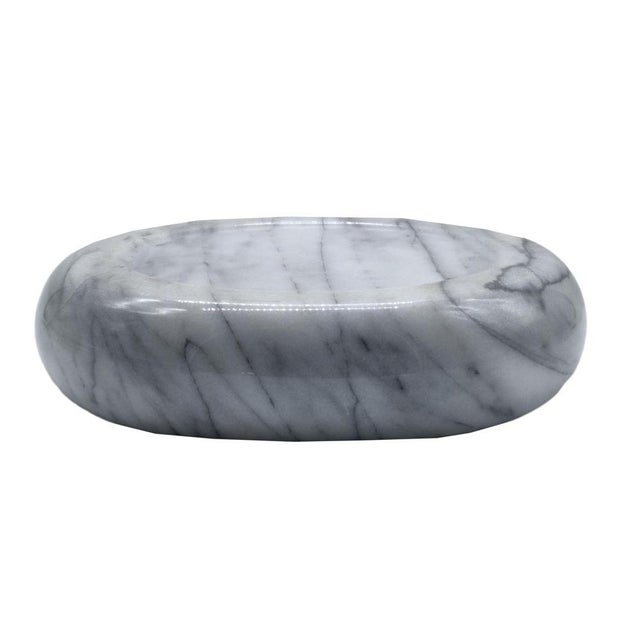1970s White Marble Centerpiece by Sergio Asti for Up & Up Calacatta, Italy, 1970s For Sale - Image 5 of 9