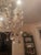 Traditional Vintage French Empire Style Crystal Chandelier With Glass Arms For Sale - Image 3 of 4