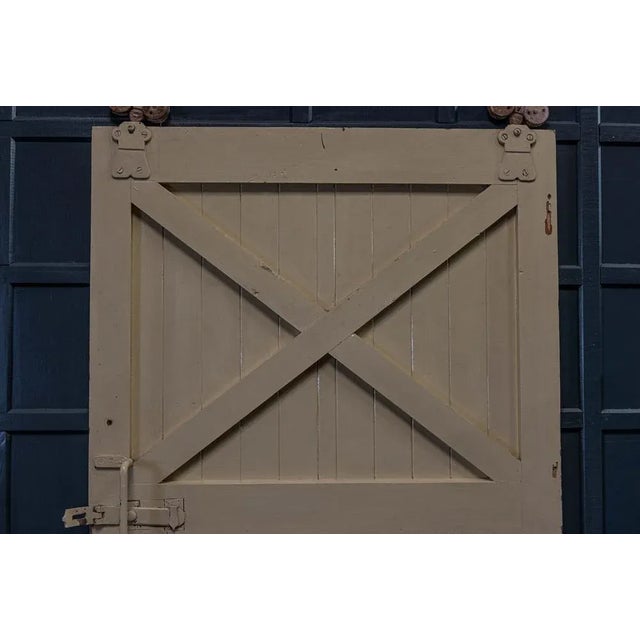19th Century English Oversized Sliding Barn Door For Sale - Image 3 of 13