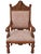 19th Century Oak Renaissance Revival Dining room set includes 6 chairs with lion head details 2 of which are arm chairs.