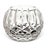 Contemporary Late 20th Century European Deep-Cut Crystal Geometric Rose Bowl 5" For Sale - Image 3 of 9