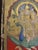 19th C Indian Thanjavur Tanjore Painting Gold Gilt Murugan on His Peacock Antique Multimedia Collage South India For Sale - Image 15 of 16