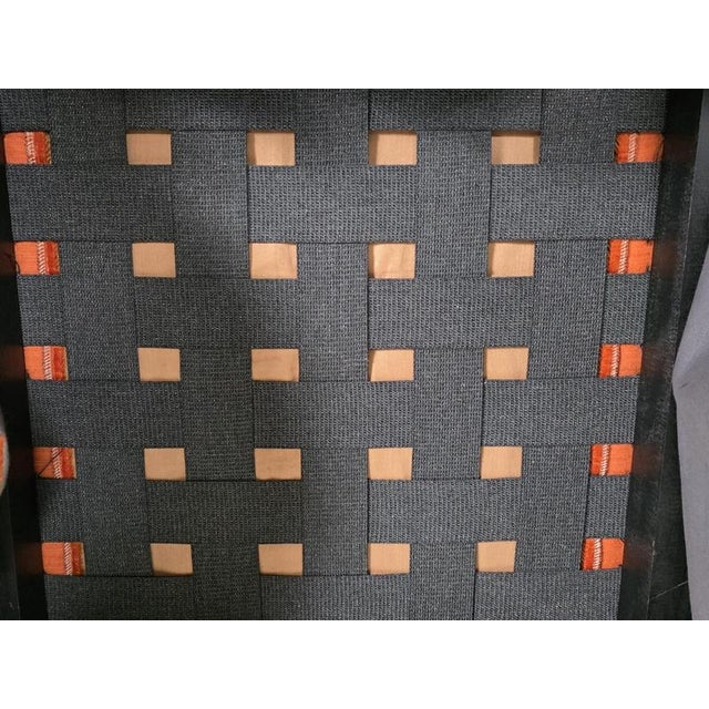 Textile Italian Burnt Orange Chenille Velvet Lounge Chairs, 1970s, Set of 2 For Sale - Image 7 of 9