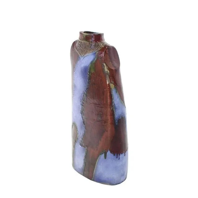 Mid 20th Century Vintage Mid Century Glazed Fired Ceramic Woma Torso Art Vase For Sale - Image 5 of 8