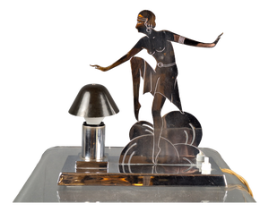 Art Deco Dancer Lamp from LW Paris, 1930s