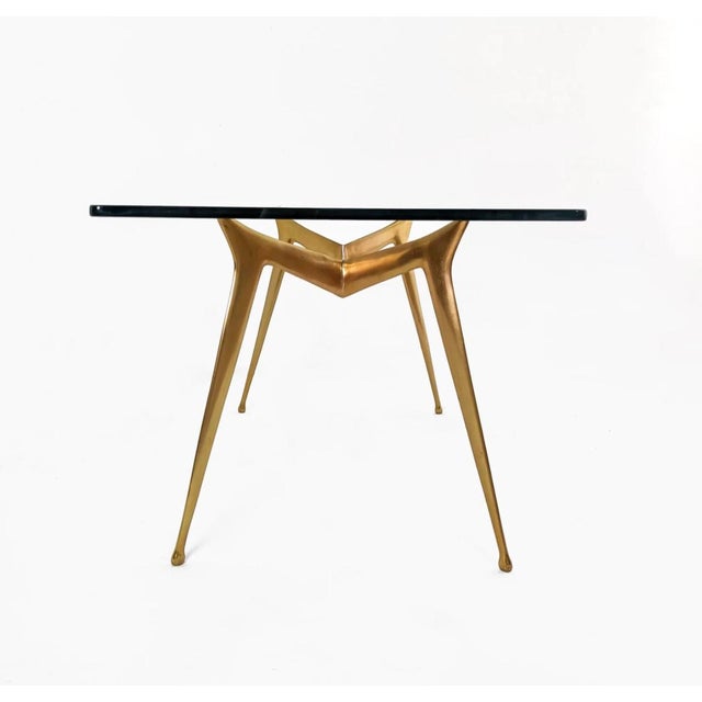 Coffee Table attributed to Cesare Lacca for Fontana Arte, 1950s For Sale - Image 6 of 6