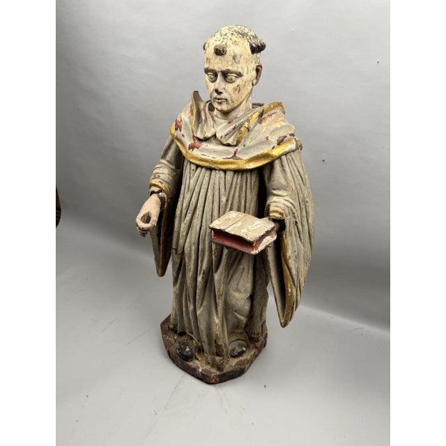 Saint Dominic, 18th Century, Oak For Sale - Image 9 of 12