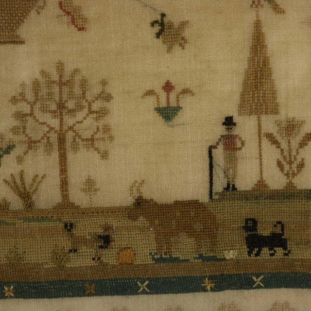 Antique Sampler, 1815, by Ann Platt Aged 11 For Sale - Image 10 of 18