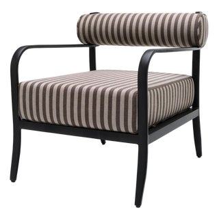 Ashley Childers x SURYA Antibes Accent Chair Taupe For Sale