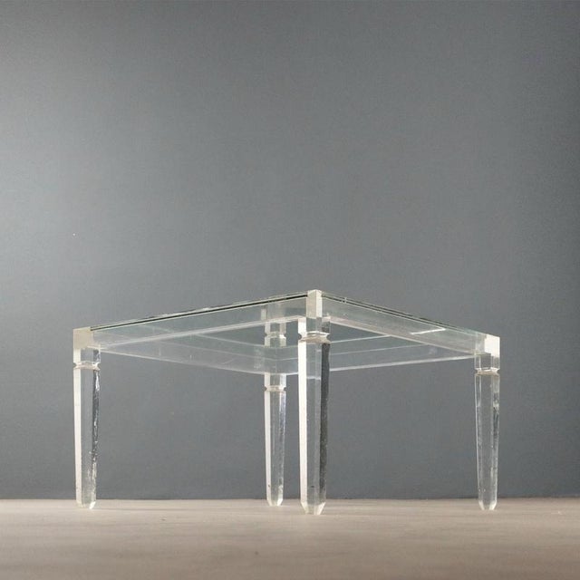 Vintage Coffee Table in Plastic and Glass, Italy, 1990s For Sale - Image 8 of 9