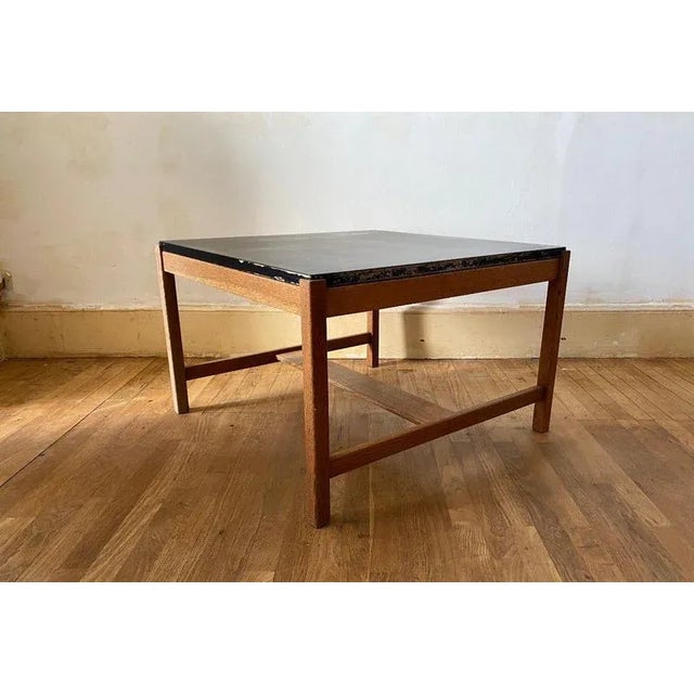 Black Coffee Table with Black Lacquer and Reversible Top For Sale - Image 8 of 9