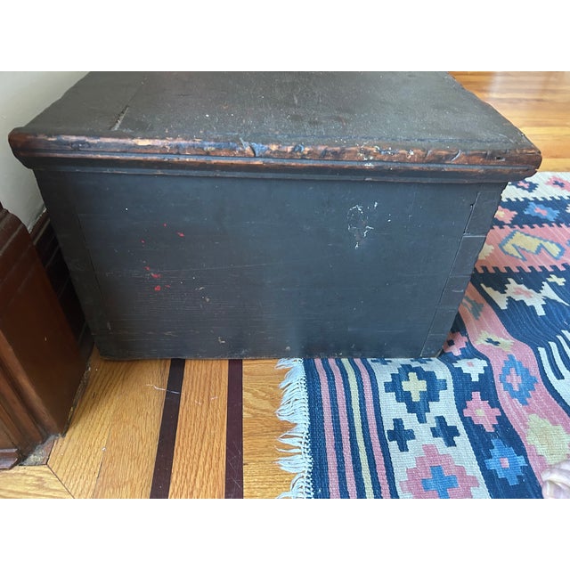 Circa 1820-1840 New England Painted Pine Chest For Sale - Image 12 of 13
