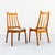 Vintage Danish Modern Mid Century Teak Slat Back Dining Chairs For Sale - Image 9 of 15