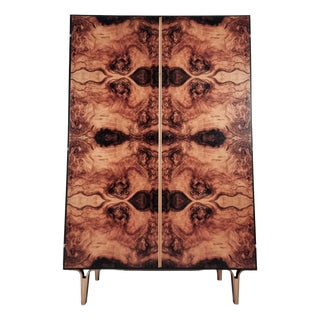 Vintage Wardrobe in Ash, 1970s For Sale