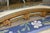 Shabby Chic Vintage Large Ornate Wavy Scrolled Edge Gold Wall / Mantel Mirror For Sale - Image 3 of 15