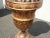 Vintage Brown and Gold Ornate Urn Vase With a Lid ~ Synthetic Material For Sale - Image 9 of 13