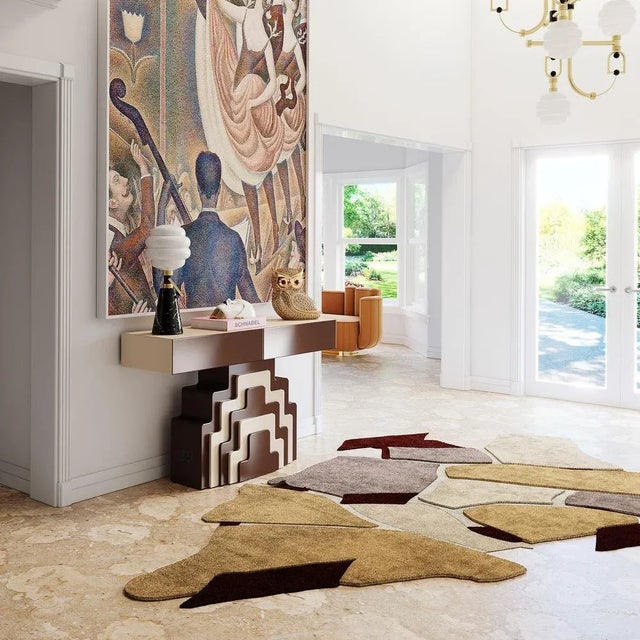 Tapis shaped 042 also known as crina rug is a contemporary piece by hommés studio x tapis studio. Part of our shaped...