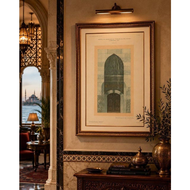 Paper Alexandre M. Raymond, Green Tomb Portal Bursa, 1924, Paper For Sale - Image 7 of 9