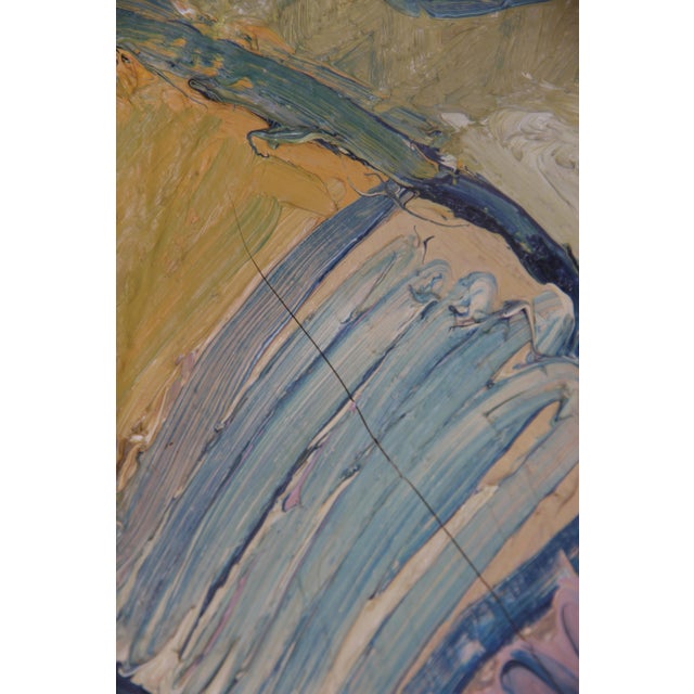 1970s Steffensen Hans Voigt, Ishockey, 1970, Oil Painting on Canvas For Sale - Image 5 of 9