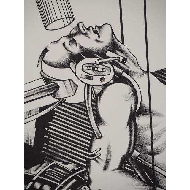 Francisco Melo, Couple de Cyborgs (Nude), Lithograph For Sale - Image 6 of 9