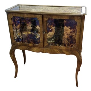 Vintage Vernis Martin Cabinet For Sale