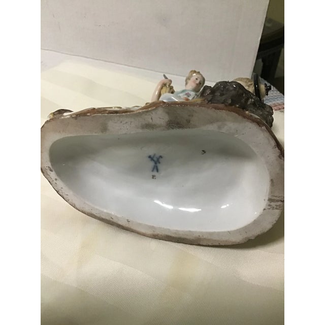 Late 19th Century Meissen Porcelain Figurine Roman Goddess Cherub Allegory of Agriculture For Sale - Image 12 of 13