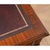 2020s Mahogany Writing Table With Red Leather For Sale - Image 5 of 14