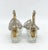 Metal 20th Century Glass and Silver Plate Swan Salt Cellars- a Pair For Sale - Image 7 of 11