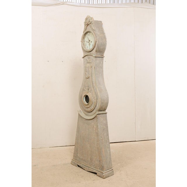 Early 19th Century 1820's Northern Swedish Grandfather Clock For Sale - Image 5 of 11