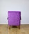 Vintage Loft Armchair in Purple Velvet, 1970 For Sale - Image 4 of 12
