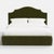 Spritely Home Tori Platform Bed in Moss Slub Velvet, California King For Sale - Image 4 of 7