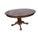 Classic vintage solid oak dining table featuring an elegant claw foot pedestal base and a beautiful quarter-sawn oak...
